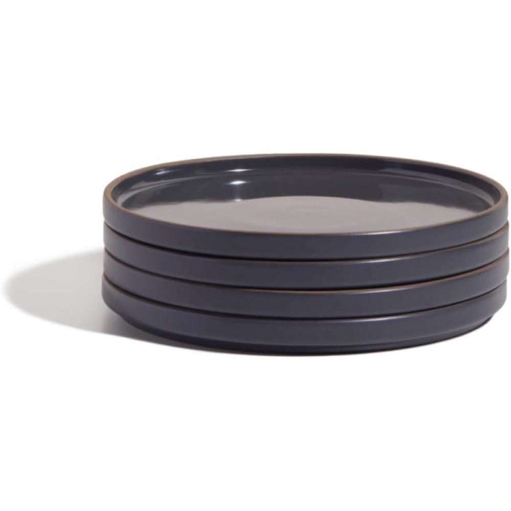 imageOur Place Salad Plates  Set of Four 85 Handcrafted Ceramic Plates  Versatile ampamp Durable  ChipResistant RestaurantGrade  CharChar