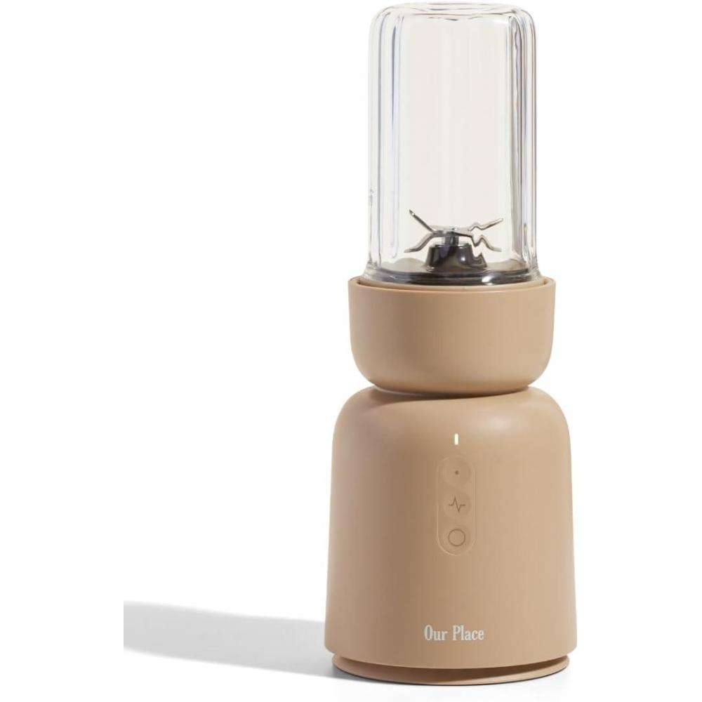 imageOur Place Splendor Blender 1000W HighPower UltraSharp Blades 2 Blending Modes Includes 25 oz Personal Cup and Drinking Lid Set Smoothies Shakes ampamp More SteamSteam