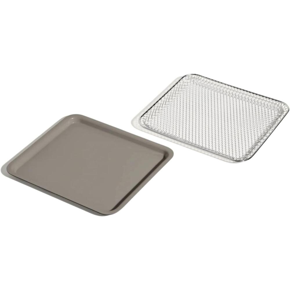 imageOur Place Wonder Oven Essentials Kit  Extra Air Fryer Basket ampamp Nonstick CeramicCoated Bake Pan  Oven Safe EcoFriendly  Blue SaltChar