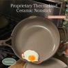 Our Place Always Pan 2.0-10.5” (2.6 Qt) Nonstick, Toxin-Free Ceramic Cookware | Patented 10-in-1 Aluminum Frying & Sauté Pan | Safe for Oven, Induction & All Cooktops up to 450°F | Blue Salt(Spice)