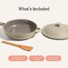 Our Place Always Pan 2.0-10.5” (2.6 Qt) Nonstick, Toxin-Free Ceramic Cookware | Patented 10-in-1 Aluminum Frying & Sauté Pan | Safe for Oven, Induction & All Cooktops up to 450°F | Blue Salt(Steam)