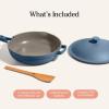 Our Place Always Pan 2.0-10.5” (2.6 Qt) Nonstick, Toxin-Free Ceramic Cookware | Patented 10-in-1 Aluminum Frying & Sauté Pan | Safe for Oven, Induction & All Cooktops up to 450°F | Blue Salt(Blue Salt)