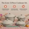 Our Place Cookware Set – Complete 13-Piece Set Including Always Pan 2.0, Mini Always Pan, Perfect Pot, and Mini Perfect Pot | Multifunctional, Toxin-Free Nonstick | Replaces 36 Pieces | Steam
