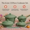 Our Place Cookware Set – Complete 13-Piece Set Including Always Pan 2.0, Mini Always Pan, Perfect Pot, and Mini Perfect Pot | Multifunctional, Toxin-Free Nonstick | Replaces 36 Pieces | Sage