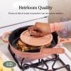 Our Place Grill Press – Cast Iron Add-On for Perfect Searing, Crispy Cooking | Heat-Resistant, Easy-Clean | Compatible with Cast Iron Always Pan | Blue Salt(Steam)