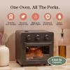 Our Place Large Wonder Oven | 6-In-1 Toxin-Free Air Fryer & Toaster with Steam Infusion | Family-Sized 32QT, 1700W Countertop Design | Includes Bake Tray, Fryer Basket, Large Racks | Blue Salt(Char)