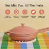 Our Place Mini Home Cook Duo – 8.5″ Always Pan & Small Perfect Pot Bundle | Multi-Functional Cookware Set Replaces 18 Pieces | Char(Spice)