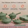 Our Place Ultimate Cookware Set – Complete 18-Piece Set Including the Always Pan, Perfect Pot, and Bakeware Set | Multifunctional, Toxin-Free Nonstick | Replaces 44 Pieces | Sage