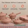 Our Place Ultimate Cookware Set – Complete 18-Piece Set Including the Always Pan, Perfect Pot, and Bakeware Set | Multifunctional, Toxin-Free Nonstick | Replaces 44 Pieces | Spice
