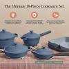 Our Place Ultimate Cookware Set – Complete 18-Piece Set Including the Always Pan, Perfect Pot, and Bakeware Set | Multifunctional, Toxin-Free Nonstick | Replaces 44 Pieces | Blue Salt