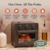 Our Place Wonder Oven & Essentials Kit | 6-in-1 Air Fryer Toaster Oven with Steam Infusion | Countertop Convection Oven Combo with Extra Bake Pan & Air Fryer Basket | Non-toxic, PFAS-Free Duo | Char