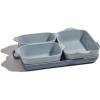 Our Place Bakeware Set | 5-Piece Nonstick, Toxin-Free, Ceramic, Cast Aluminum Set with Oven Pan, Bakers, & Oven Mat | Space-Saving Nesting Design | Oven-Safe | Bake, Roast, Griddle and more | Sage(Blue Salt)