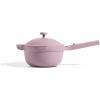 Our Place Perfect Pot – 5.5 Qt. Nonstick Ceramic Sauce Pan with Lid | Versatile Cookware for Stovetop and Oven | Steam, Bake, Braise, Roast | PTFE and PFOA-Free | Toxin-Free, Easy to Clean | Char(Lavender)