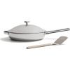 Our Place Titanium Always Pan Pro – 10.6” (2.8 Qt) No-Coating Nonstick Skillet | Tri-Ply Titanium & Stainless Steel | Safe for Oven, Induction & All Cooktops up to 1000°F | Includes Spatula | Chrome(Chrome)
