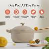 Our Place Mini Home Cook Duo – 8.5″ Always Pan & Small Perfect Pot Bundle | Multi-Functional Cookware Set Replaces 18 Pieces | Steam