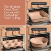 Our Place Wonder Oven + Baker’s Kit | 6-in-1 Air Fryer & Toaster Oven with Steam Infusion | 3-Piece Nonstick Ceramic Bakeware Set (Round, Square & Muffin Pan) | Non-Toxic PFAS-Free Baking | Spice