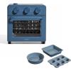 Our Place Wonder Oven + Baker’s Kit | 6-in-1 Air Fryer & Toaster Oven with Steam Infusion | 3-Piece Nonstick Ceramic Bakeware Set (Round, Square & Muffin Pan) | Non-Toxic PFAS-Free Baking | Blue Salt