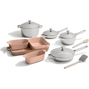Our Place 15-Piece Titanium Pro Cookware & Bakeware Set | Tri-Ply Titanium & Stainless Steel Nonstick Fry Pans & Pots | Ceramic Nonstick Bakers & Griddle Pan | Non-toxic, PFAS-Free | Spice