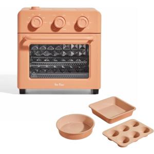 Our Place Wonder Oven + Baker’s Kit | 6-in-1 Air Fryer & Toaster Oven with Steam Infusion | 3-Piece Nonstick Ceramic Bakeware Set (Round, Square & Muffin Pan) | Non-Toxic PFAS-Free Baking | Spice